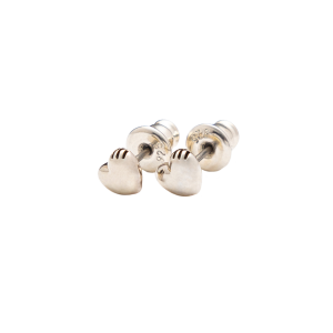 Heart Silver Earrings