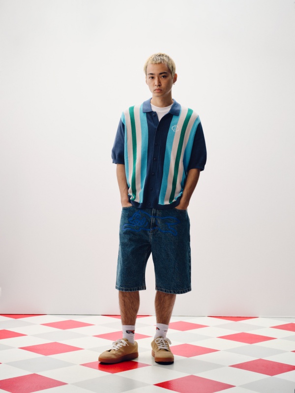 Collared Knitted Polo Shirt - Image 2