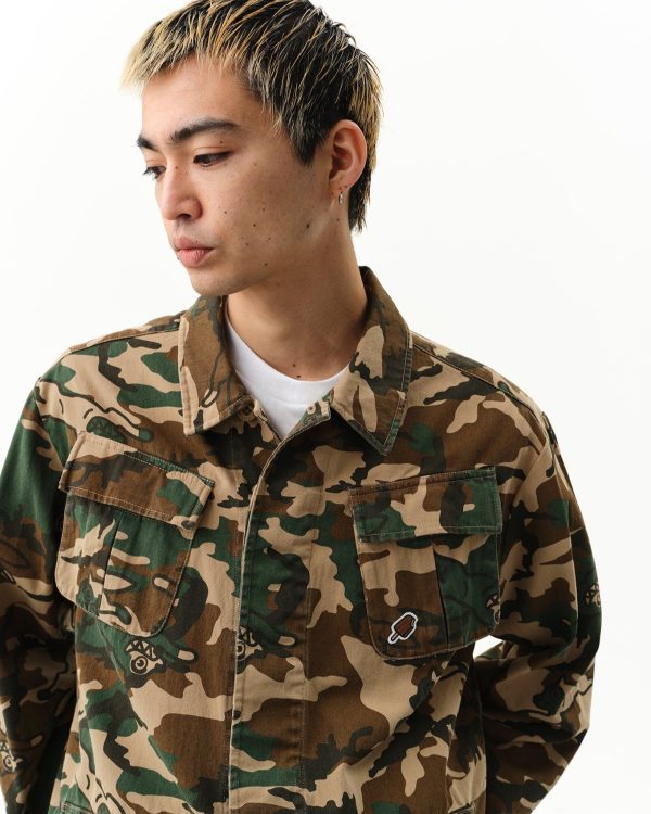 Running Dog Woodland Camo Field Jacket - Image 4