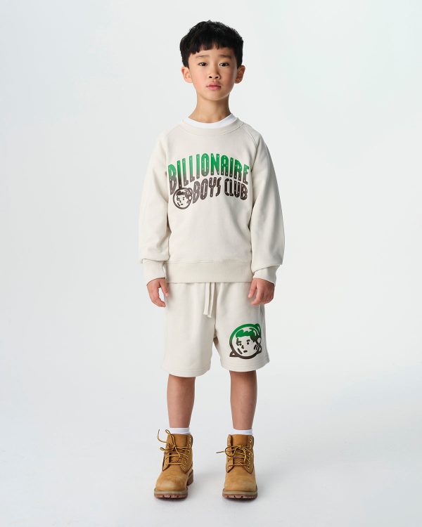 Kids Gradient Arch Logo Crewneck - Image 2