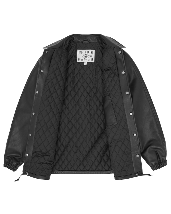 Leather Coach Jacket - Image 3