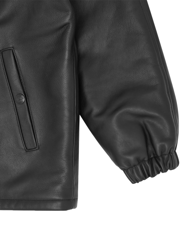 Leather Coach Jacket - Image 5
