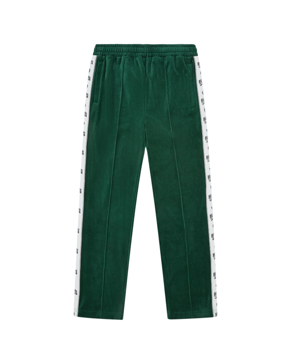 Small Arch Logo Taped Velour Track Pant