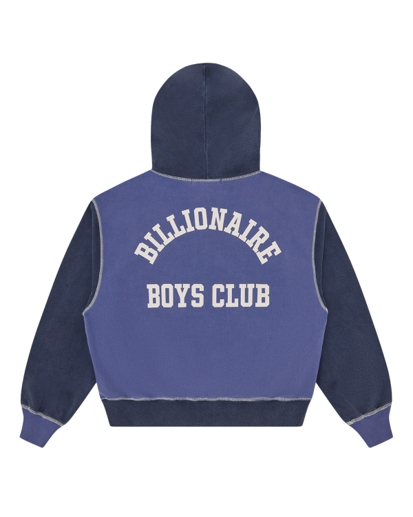 Indigo Oversized College Zip Through - Image 4
