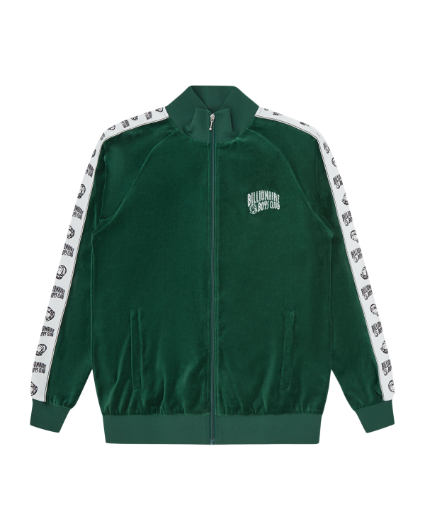 Small Arch Logo Taped Velour Track Top