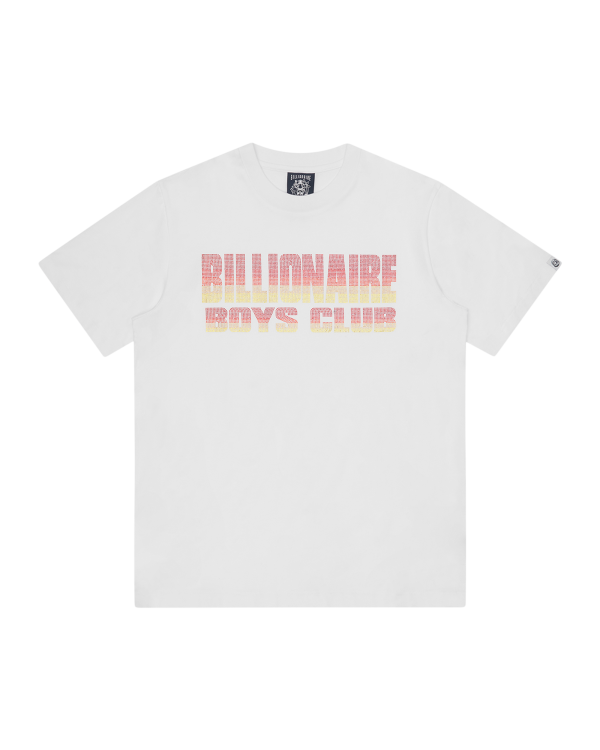 Straight Logo Gradient Diamonte T-Shirt