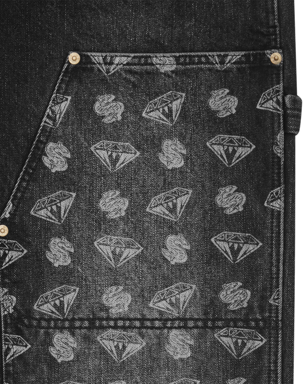 Diamonds & Dollars Denim Carpenter Pant - Image 5