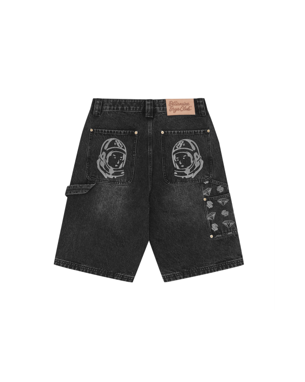 Diamonds & Dollars Denim Carpenter Short - Image 2