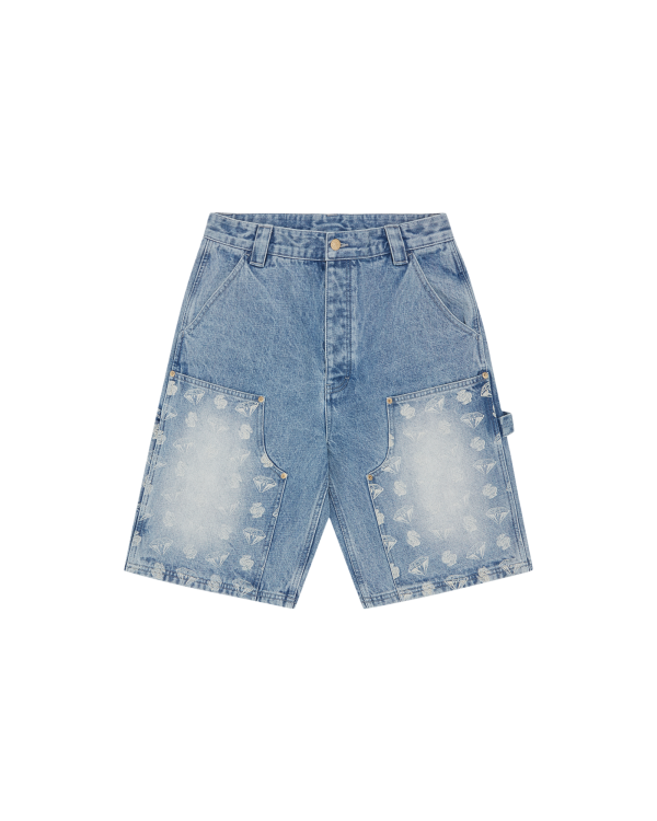 Diamonds & Dollars Denim Carpenter Short