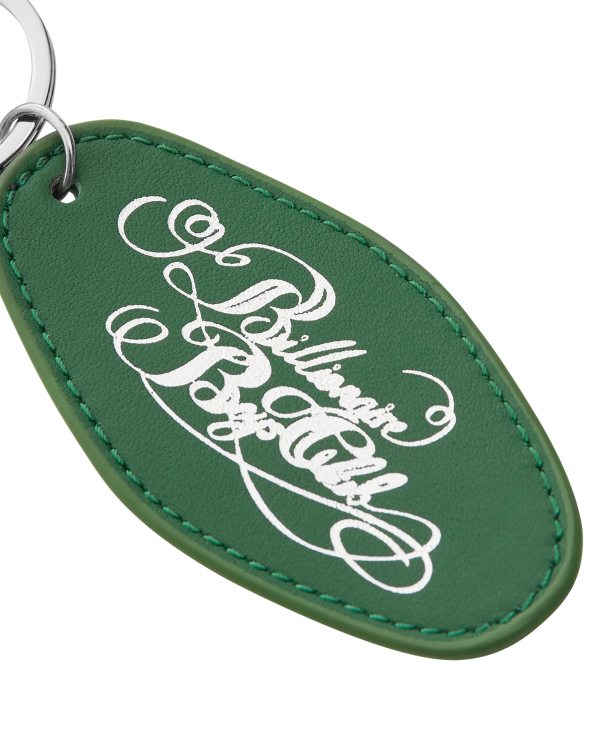 Script Logo Leather Keyring - Image 2