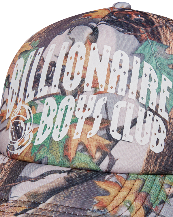 Kids Tree Camo Arch Logo Trucker Cap - Image 4
