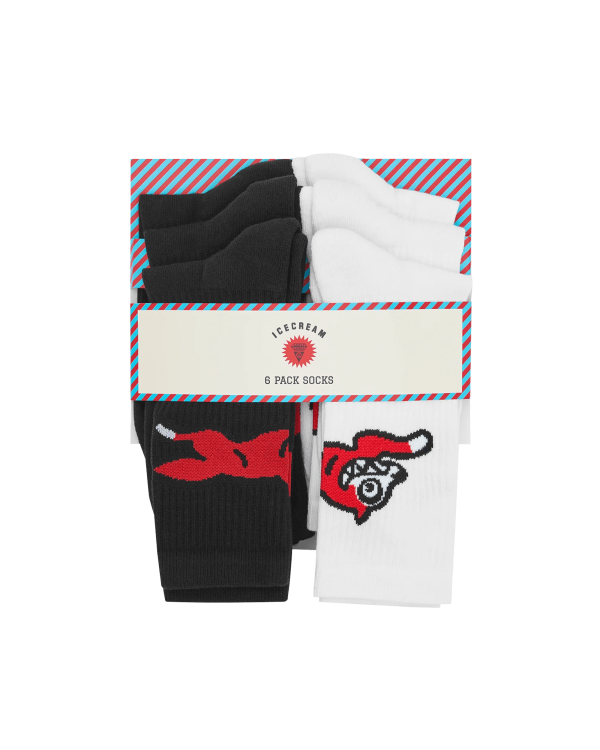 6 Pack Running Dog Socks - Image 2