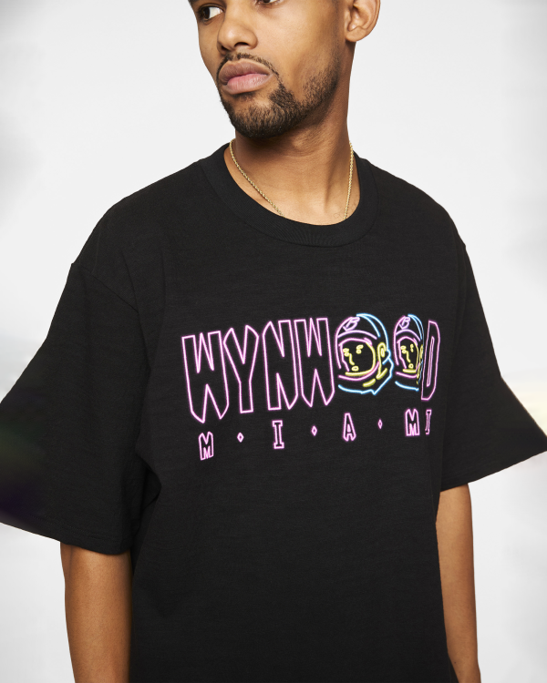Wynwood Neon Logo Slub Tee - Image 4