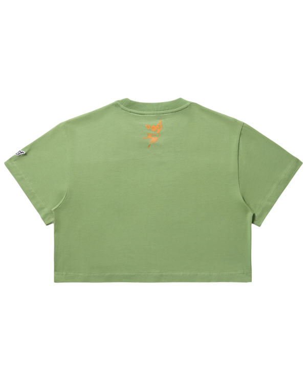 Womens Script Heart Cropped Tee - Image 2