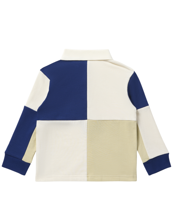 Kids Pixel Long-Sleeve Polo - Image 2