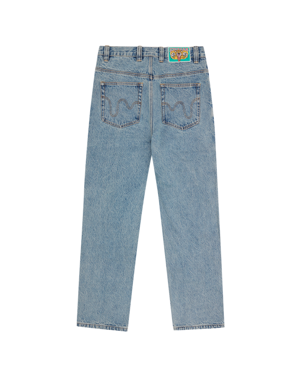 Check Lined Denim Pant - Image 2