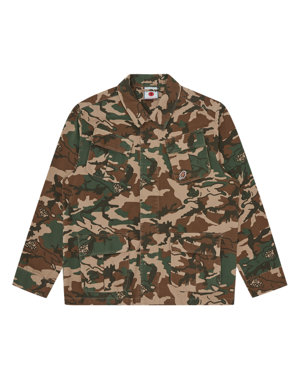 Running Dog Woodland Camo Field Jacket