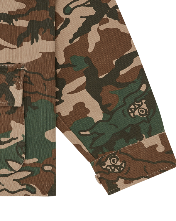 Running Dog Woodland Camo Field Jacket - Image 7