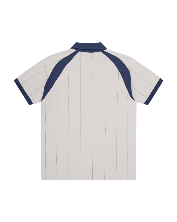 Raglan Pinstripe Polo Shirt - Image 2