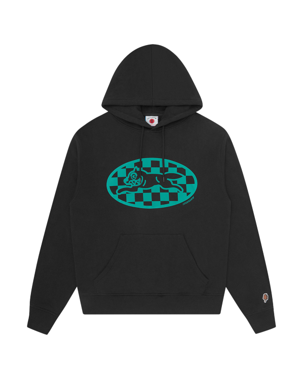 Checker Running Dog Popover Hood