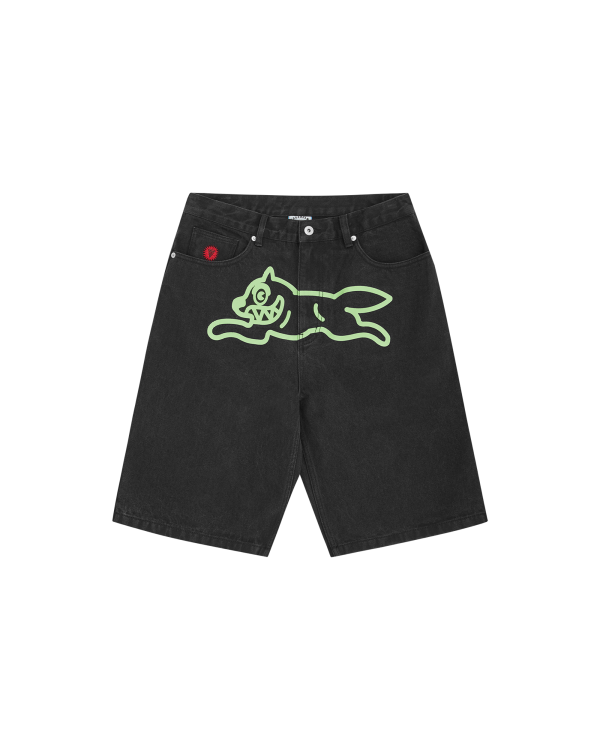 Running Dog Denim Shorts