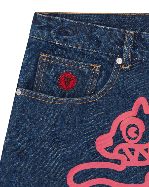 Running Dog Denim Shorts - Image 4
