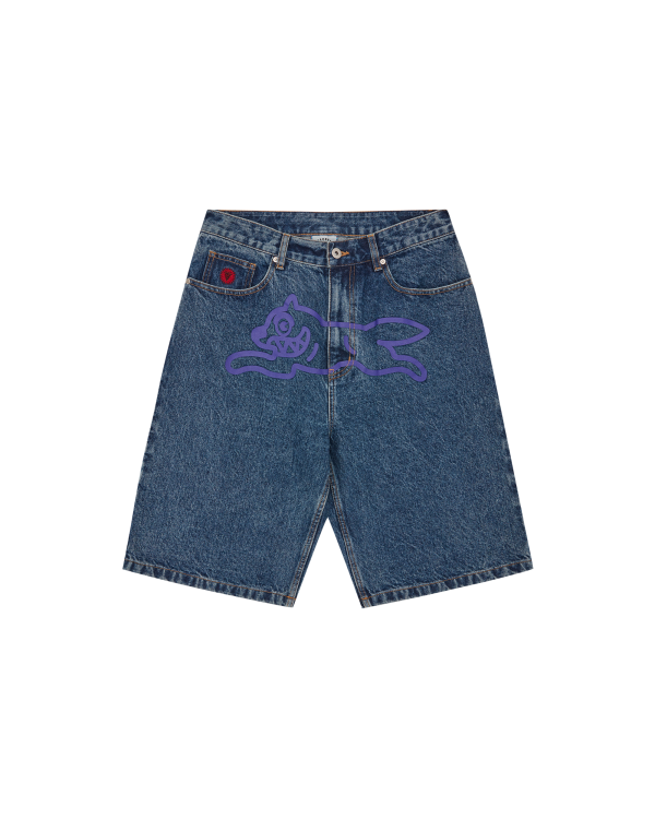Running Dog Denim Shorts