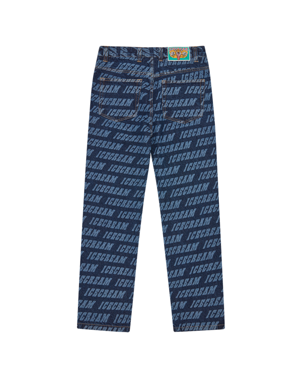 Repeat Logo Double Scoop Denim Pant - Image 3