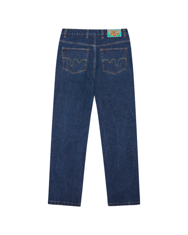 Running Dog Double Scoop Denim Pants - Image 2
