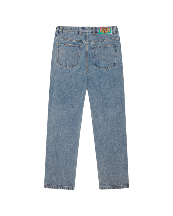 Running Dog Double Scoop Denim Pants - Image 2