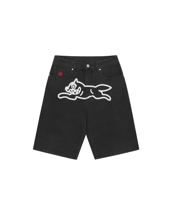 Running Dog Denim Shorts