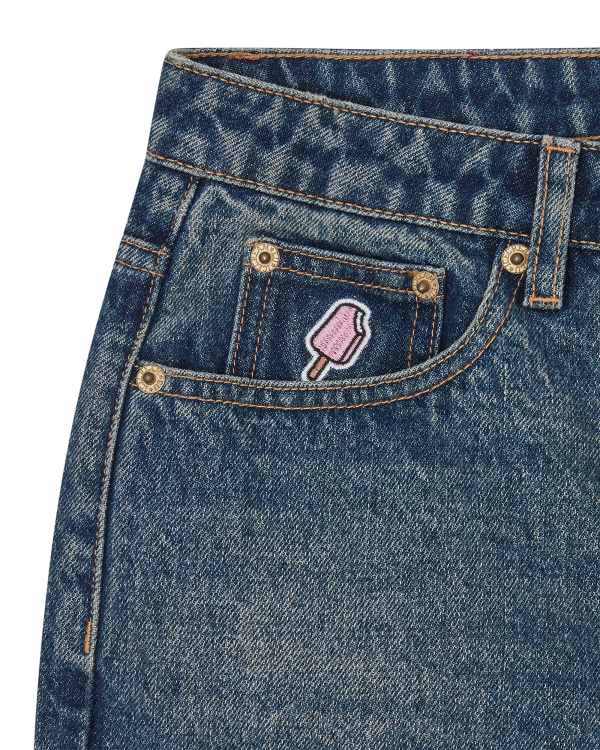 Womens Drippy Denim Pant - Image 3