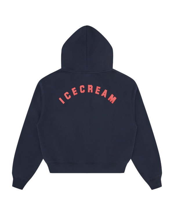 Womens Cone Cropped Zip Through Hood - Image 4