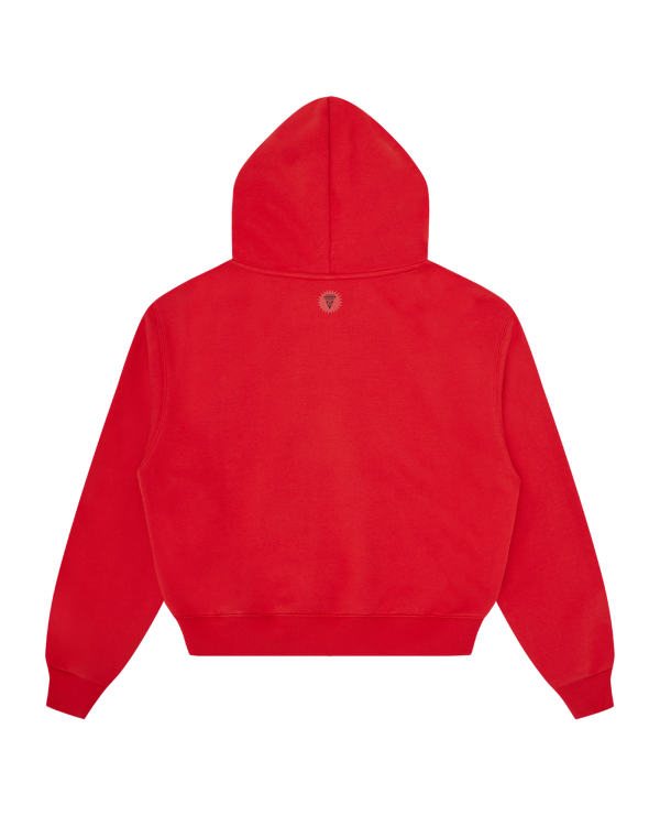 Womens College Cropped Popover Hood - Image 3