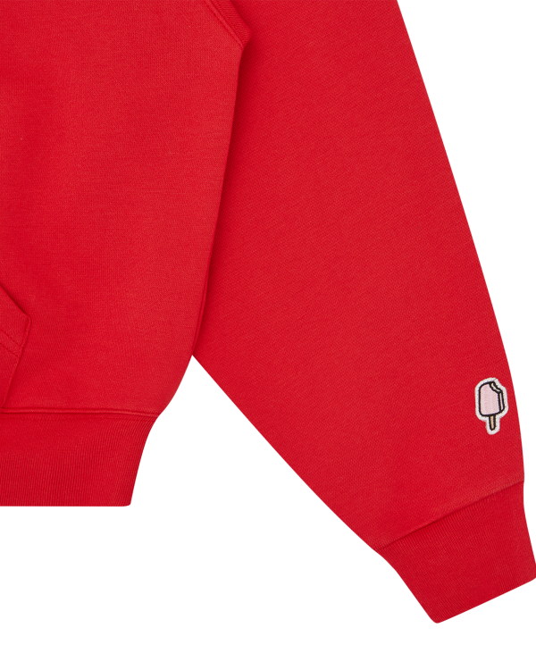 Womens College Cropped Popover Hood - Image 5