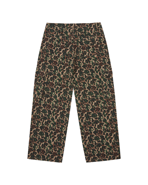 Womens Running Dog Woodland Camo Cargo Pants - Image 3