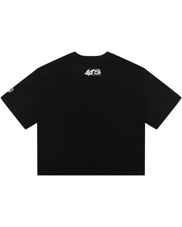 Womens Classic Curve Logo Cropped Tee - Image 2