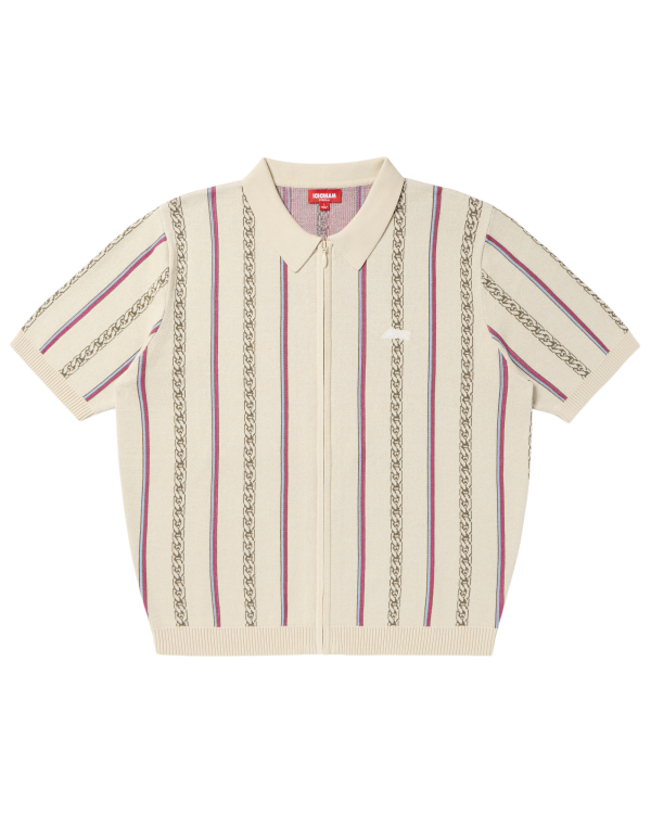 Chain Polo Sweater