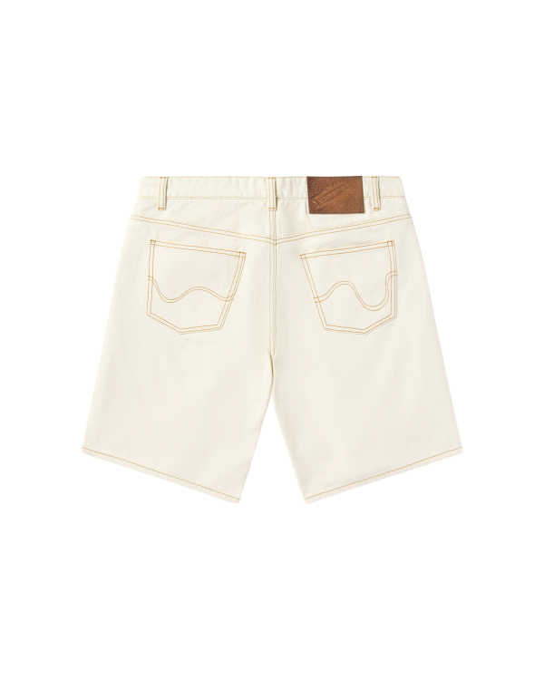 Cream Jean Shorts - Image 2