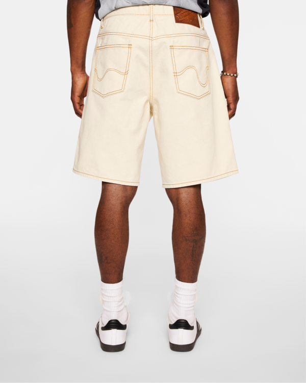 Cream Jean Shorts - Image 4