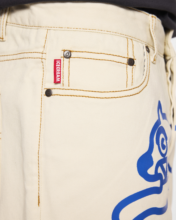 Cream Jean Shorts - Image 5