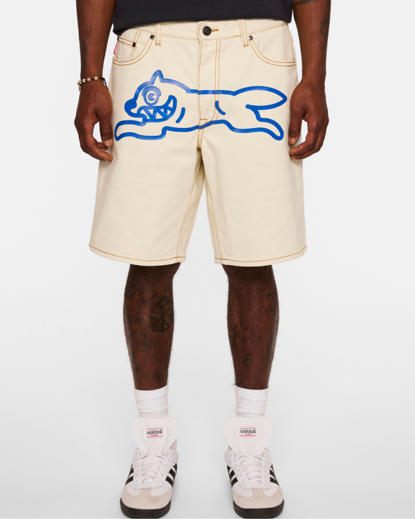 Cream Jean Shorts - Image 3