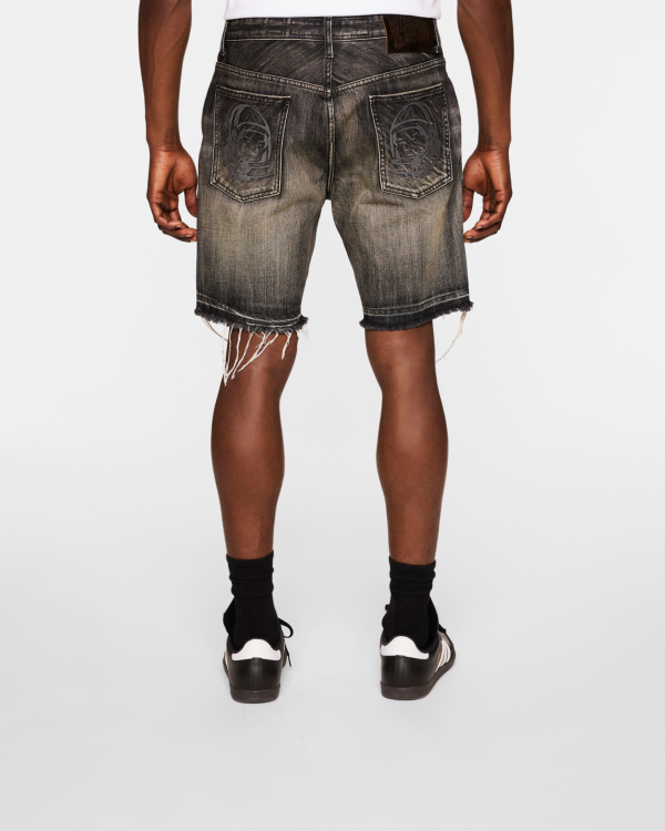 Cadet Crater Black Jean Shorts - Image 4