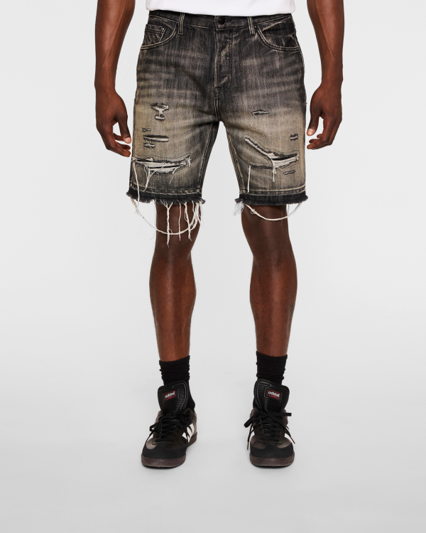 Cadet Crater Black Jean Shorts - Image 3