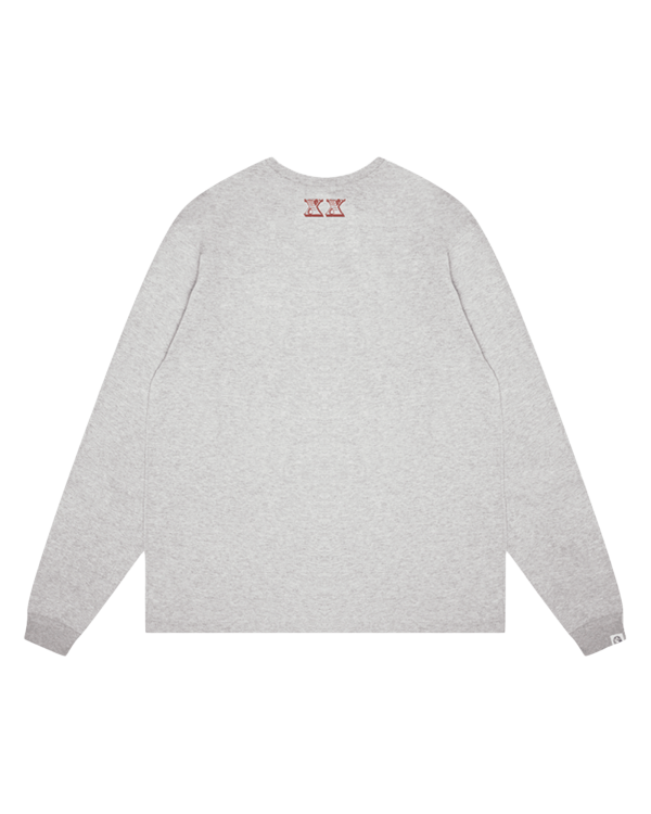 OG Logo LS Tee Burgundy - Image 2